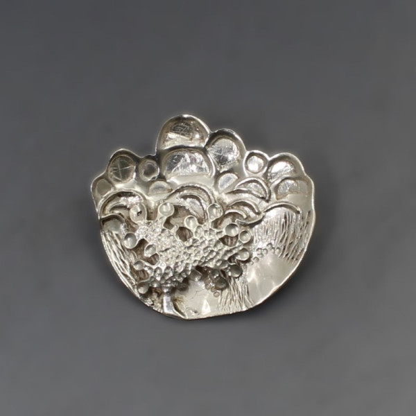 Andrew Coomber Edinburgh vintage silver brooch